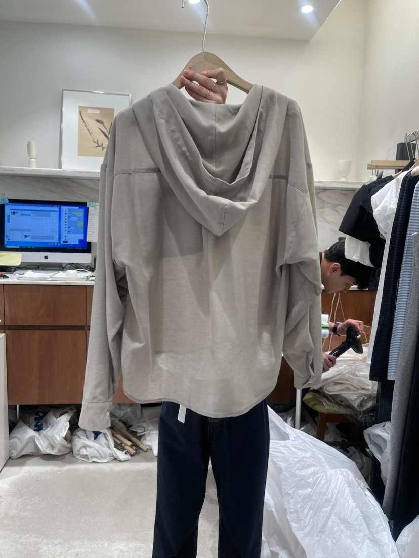 W AND J韓國直郵東大門代購女裝新品真品職業襯衫蕾絲衫連帽W AND J襯衫/蕾絲衫