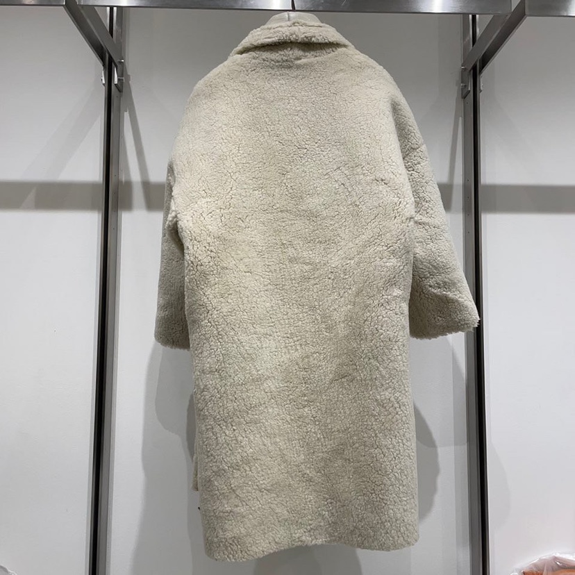 Statement直郵韓國代購女裝新款24春夏真品職業熱賣長款棉服STATEMENT長款棉服