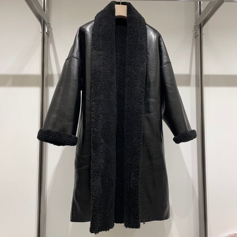 Statement直郵韓國代購女裝新款24春夏真品職業熱賣長款棉服STATEMENT長款棉服圖色2