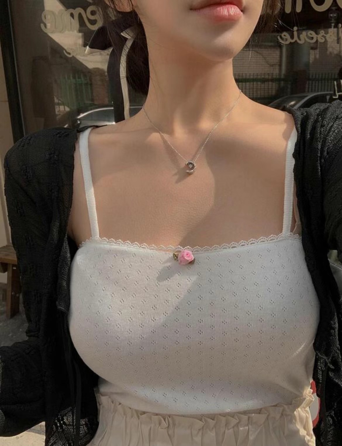 SEESTAR韓國直郵東大門實拍女裝新款推薦24春夏職業吊帶背心OBOE吊帶/背心