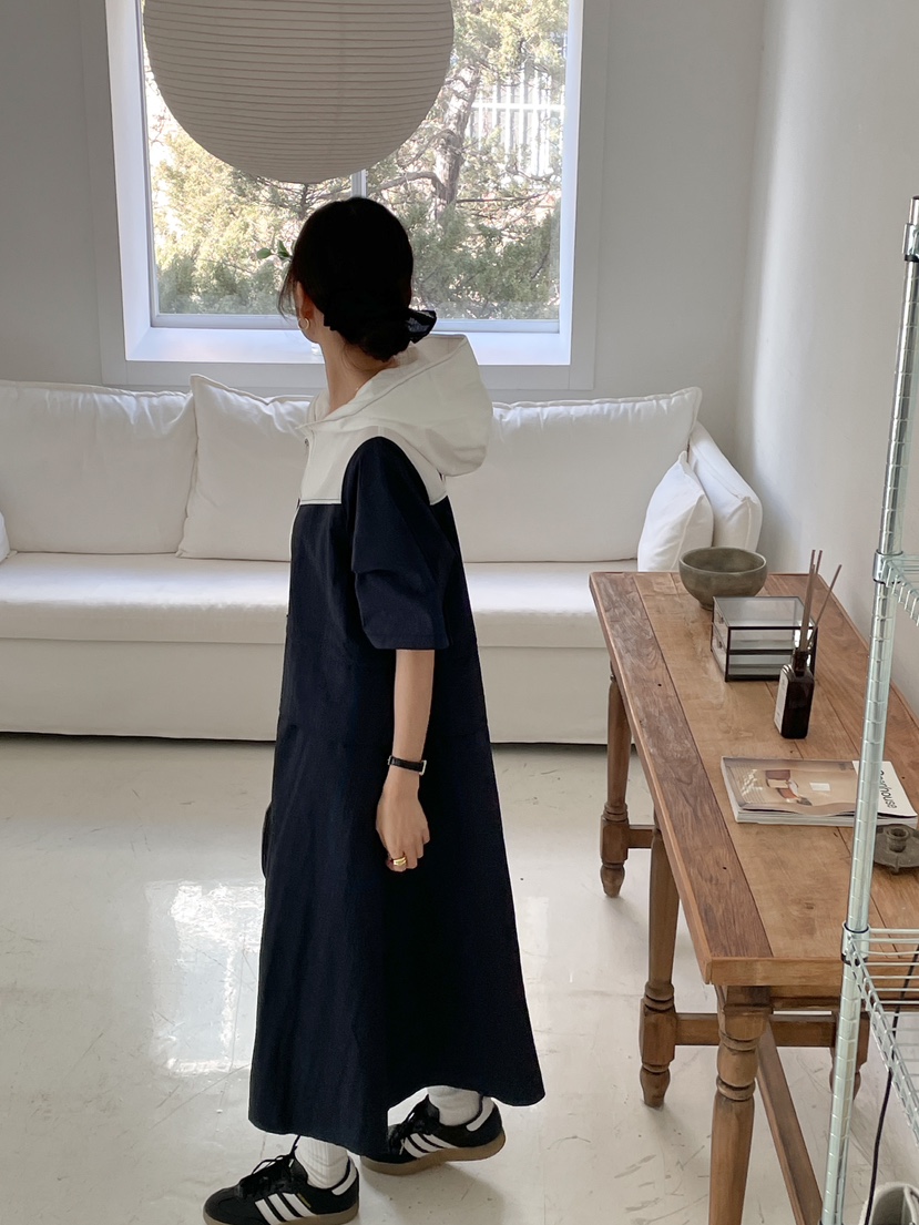 UTH韓國直郵東大門實拍女裝新款24春夏時尚職業連衣裙打折J&C/J.BLANC連衣裙