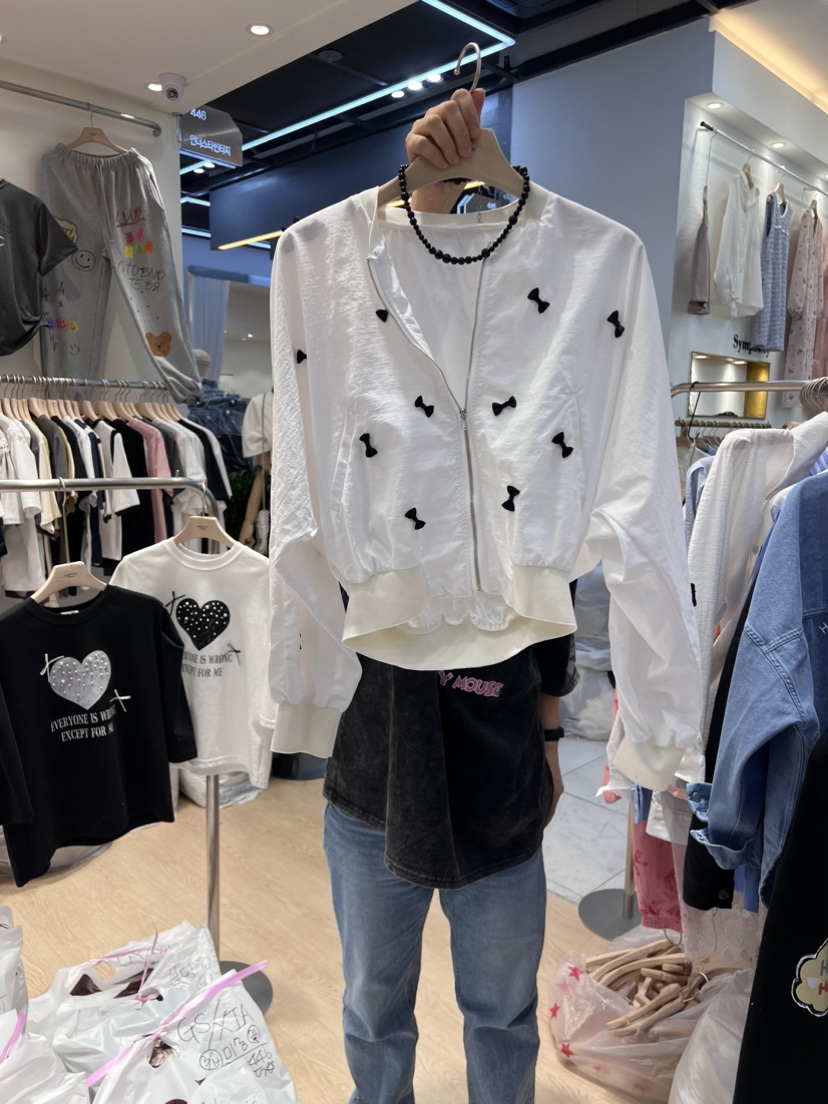UNDERSTAR_VINTAGE直郵韓國代購女裝新品熱賣職業夾克拉鏈短款UNDERSTAR_VINTAGE夾克