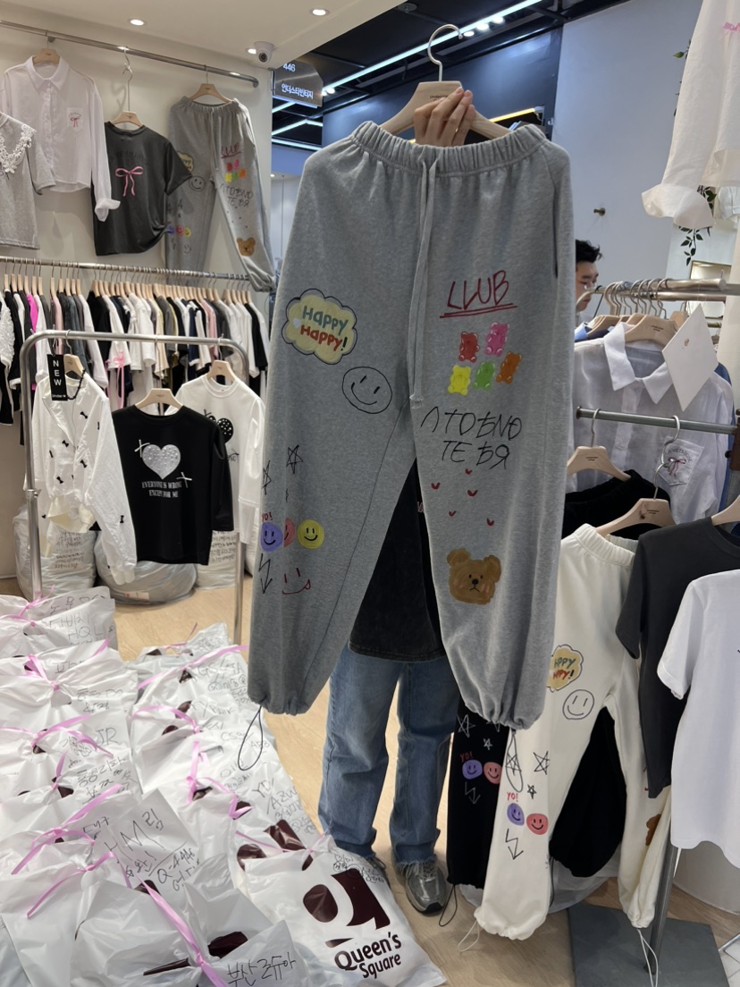 UNDERSTAR_VINTAGE韓國直郵東大門代購女裝新款24春夏休閑褲UNDERSTAR_VINTAGE休閑褲圖色3