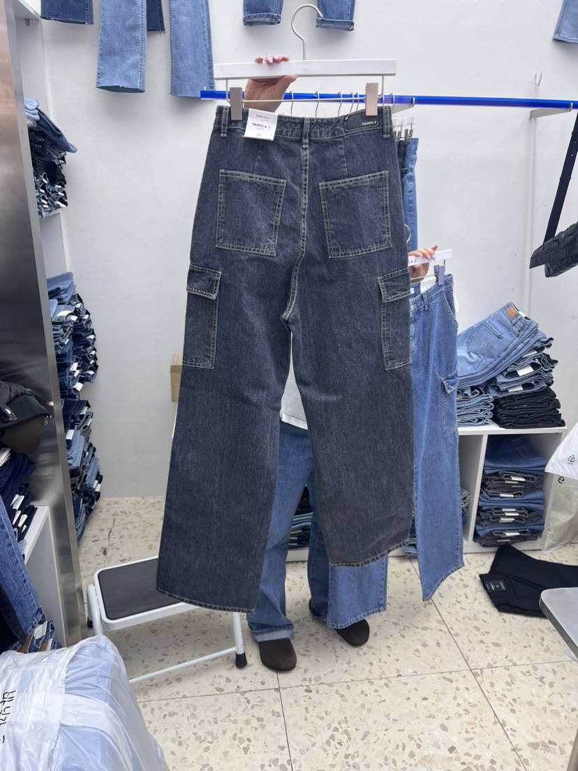 VANILLA J韓國直郵東大門實拍女裝新品時尚職業人氣牛仔褲VANILLA J牛仔褲