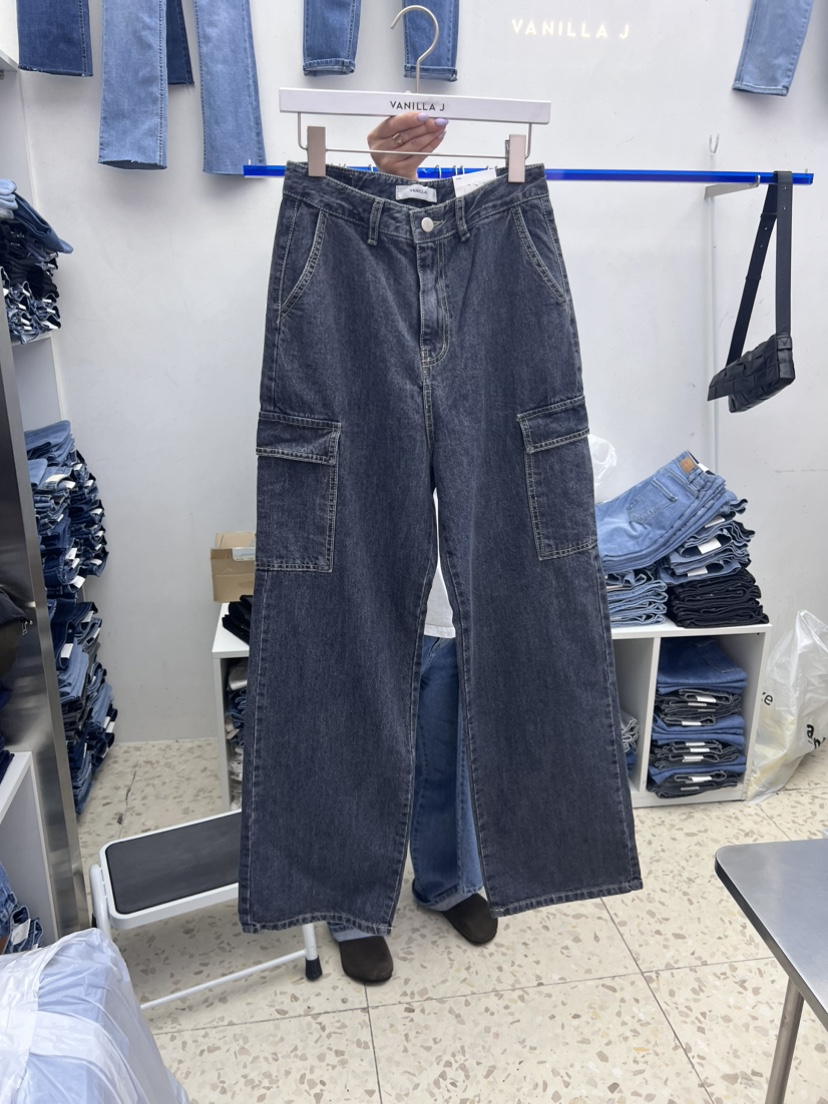 VANILLA J韓國直郵東大門實拍女裝新品時尚職業人氣牛仔褲VANILLA J牛仔褲圖色2