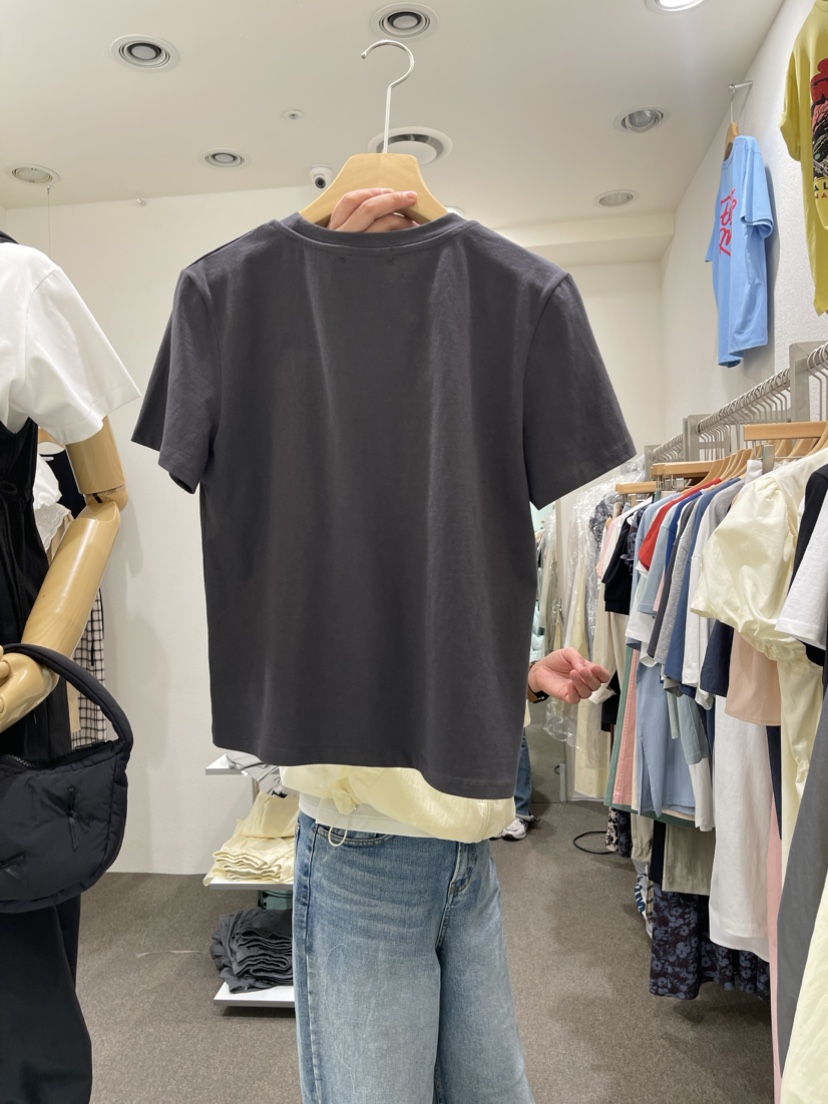 VILLABUTTON韓國直郵東大門代購女裝新品休閑推薦職業熱賣T恤VILLABUTTONT恤