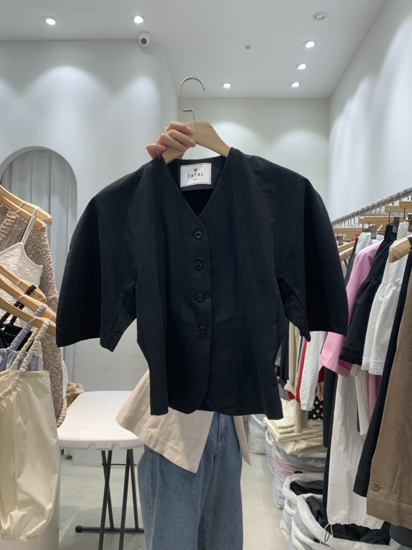 W.FATAL直郵韓國代購女裝新品職業休閑熱賣真品襯衫蕾絲衫W.FATAL襯衫/蕾絲衫圖色4