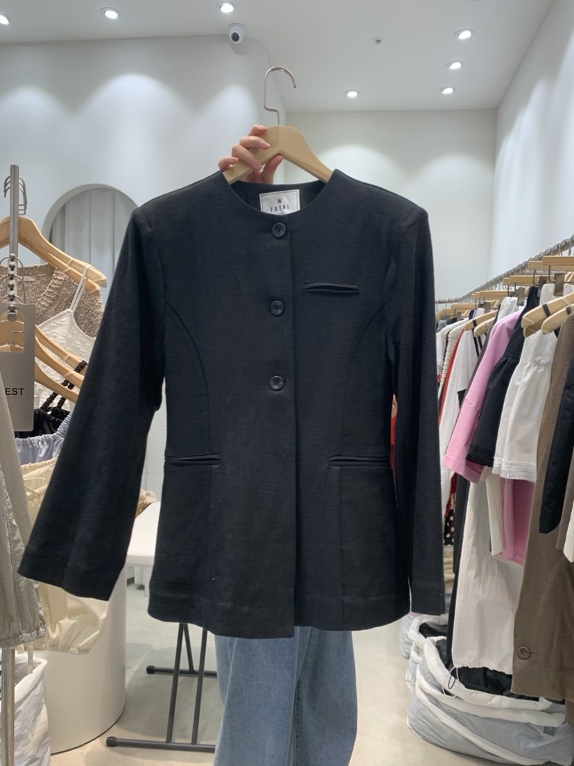 W.FATAL韓國直郵女裝新品職業人氣休閑24春夏真品熱賣夾克W.FATAL夾克圖色2