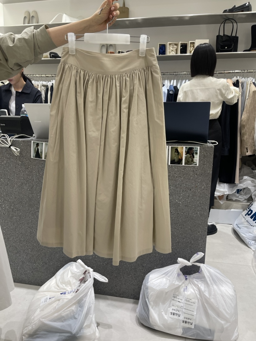 WOOD SAGE韓國直郵東大門實拍女裝新品推薦人氣真品休閑長裙WOOD SAGE長裙