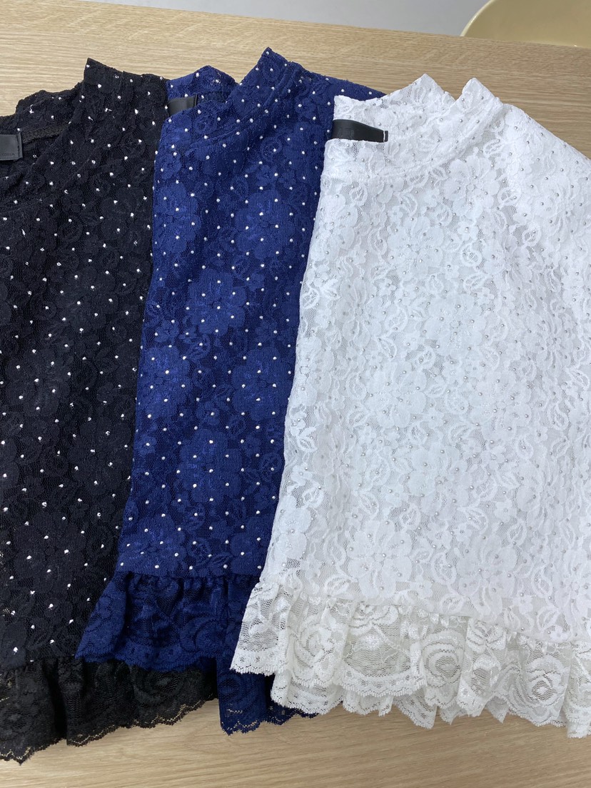 AB韓國直郵東大門實拍女裝新款熱賣推薦休閑24春夏襯衫蕾絲衫AB襯衫/蕾絲衫