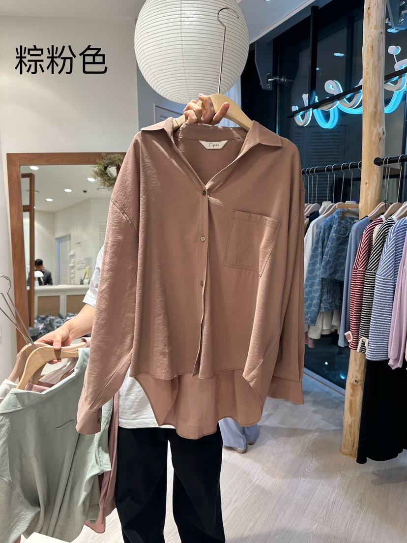 Copiner韓國直郵東大門代購女裝新品熱賣人氣休閑襯衫蕾絲衫COPINER襯衫/蕾絲衫圖色4