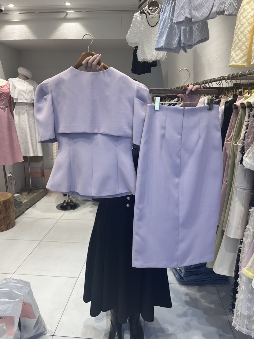 Cat.s直郵韓國代購女裝新品時尚24春夏推薦熱賣真品套裝Cat.s____套裝