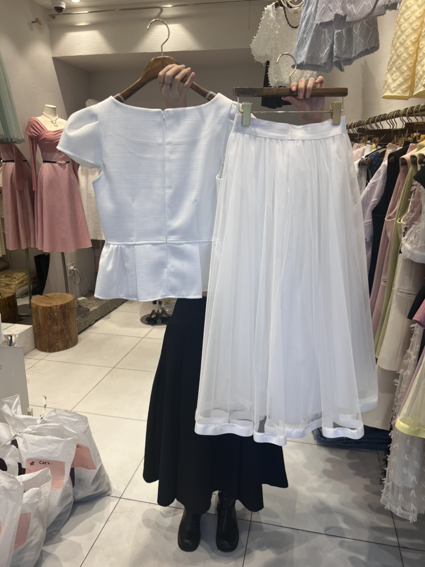 Cat.s韓國直郵東大門實拍女裝新品職業熱賣真品24春夏套裝Cat.s____套裝