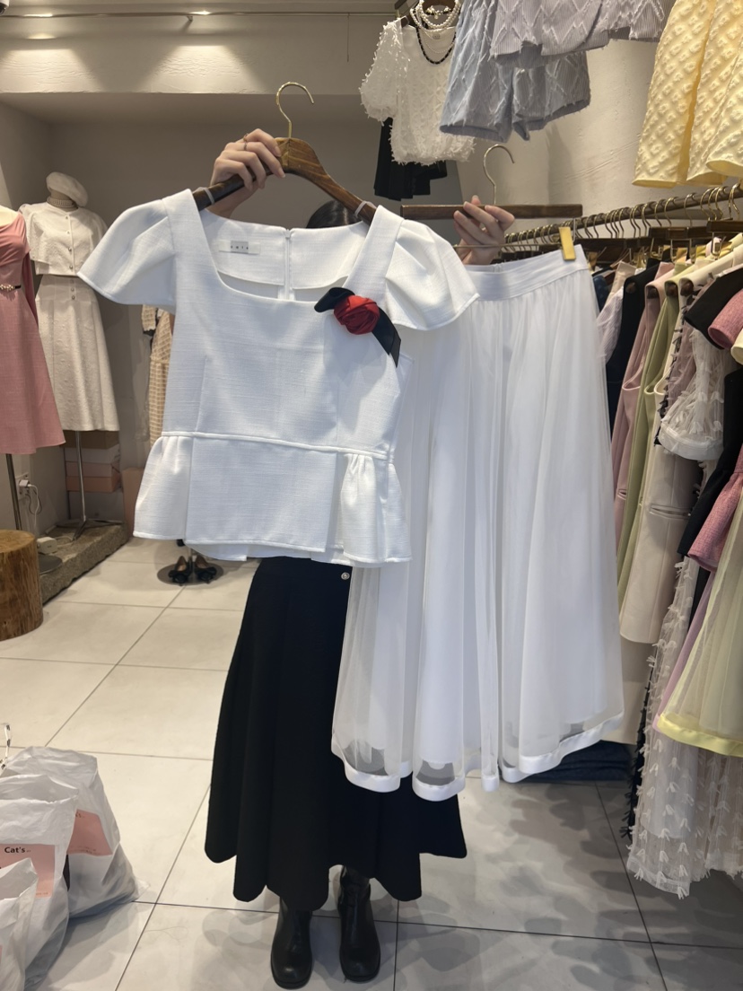 Cat.s韓國直郵東大門實拍女裝新品職業熱賣真品24春夏套裝Cat.s____套裝