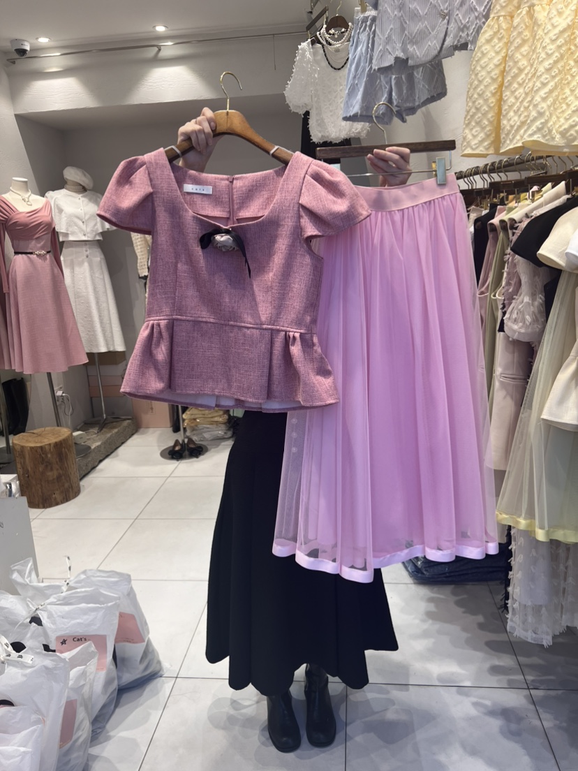 Cat.s韓國直郵東大門實拍女裝新品職業熱賣真品24春夏套裝Cat.s____套裝圖色3