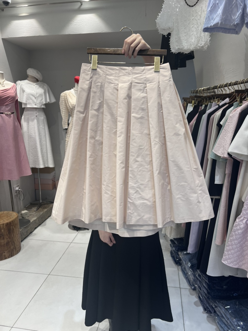 Cat.s韓國直郵東大門實拍女裝新品24春夏休閑半身裙中短裙Cat.s____半身裙/中短裙