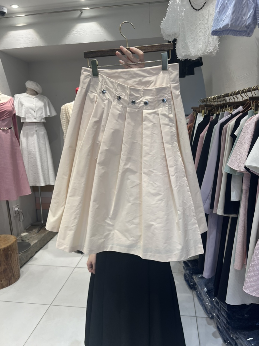 Cat.s韓國直郵東大門實拍女裝新品24春夏休閑半身裙中短裙Cat.s____半身裙/中短裙
