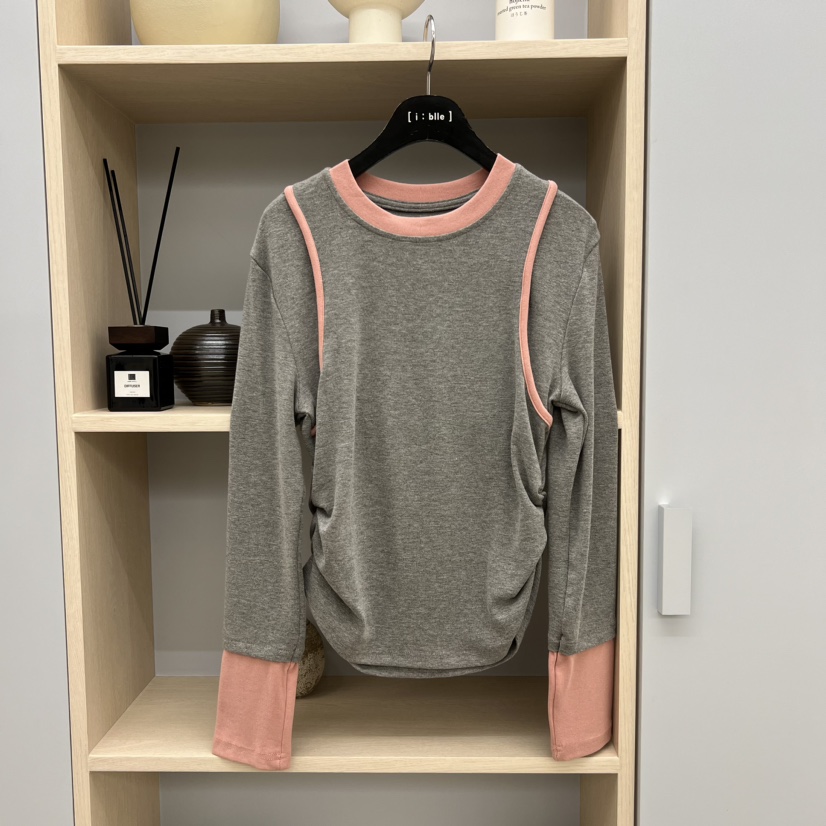 I BLLE直郵韓國代購女裝新品24春夏人氣時尚真品推薦T恤I BLLET恤圖色2