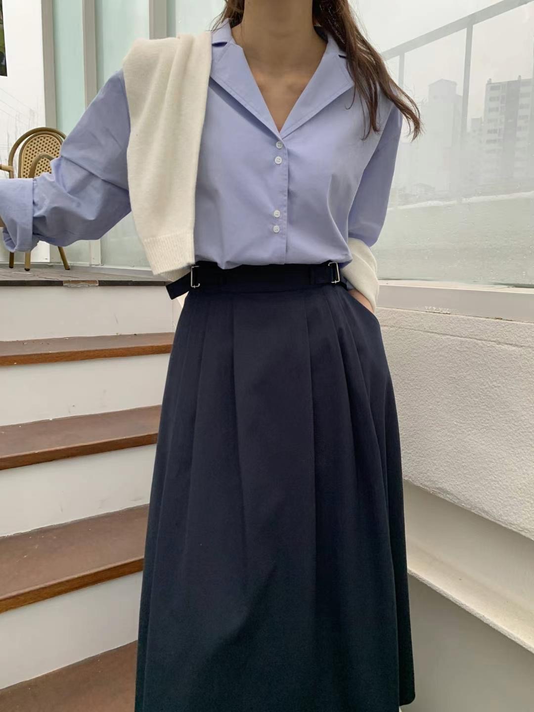 MIHO-미호-T直郵韓國代購女裝新品時尚熱賣職業24春夏長裙MIHO長裙