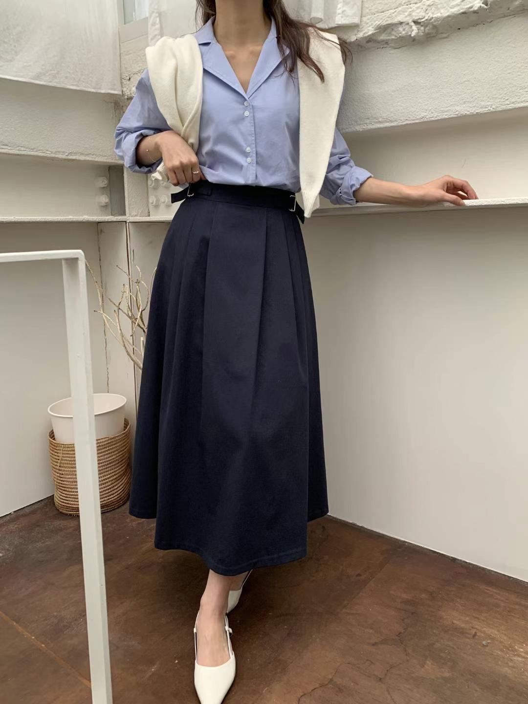MIHO-미호-T直郵韓國代購女裝新品時尚熱賣職業24春夏長裙MIHO長裙圖色2