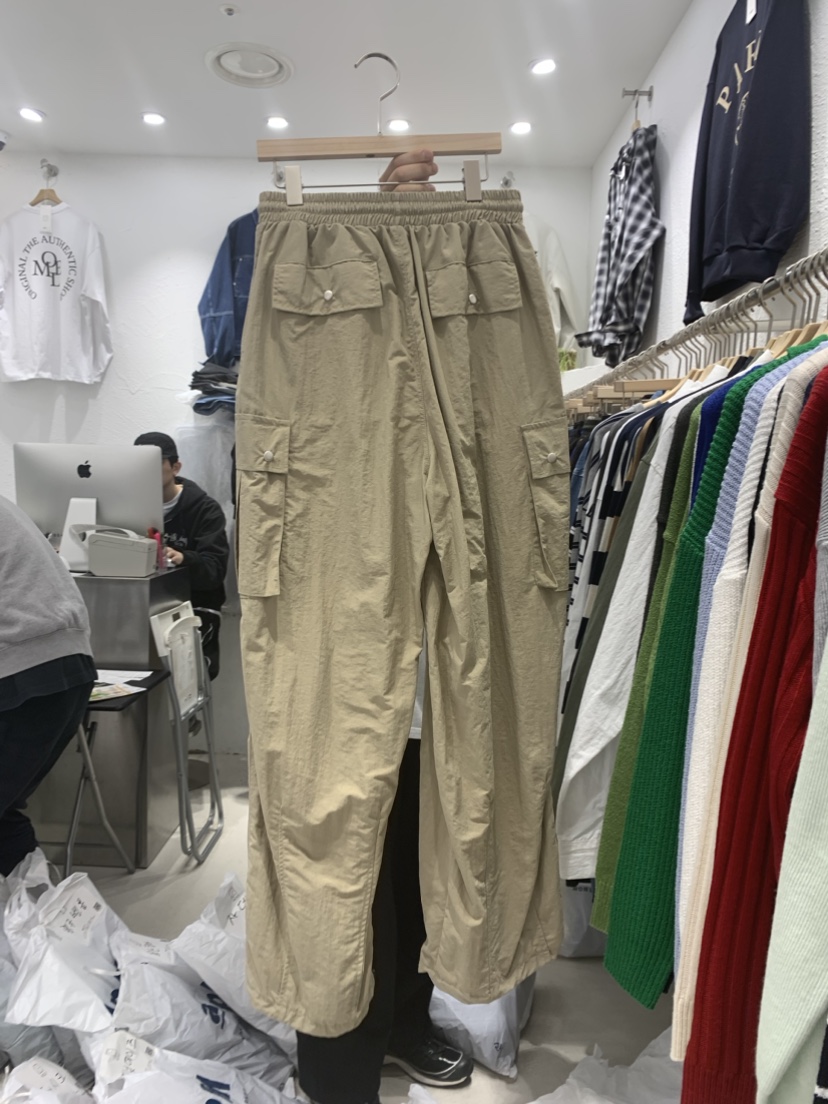 MOLE直郵韓國代購女士新品休閑24春夏人氣職業真品休閑褲MOLE-男裝休閑褲