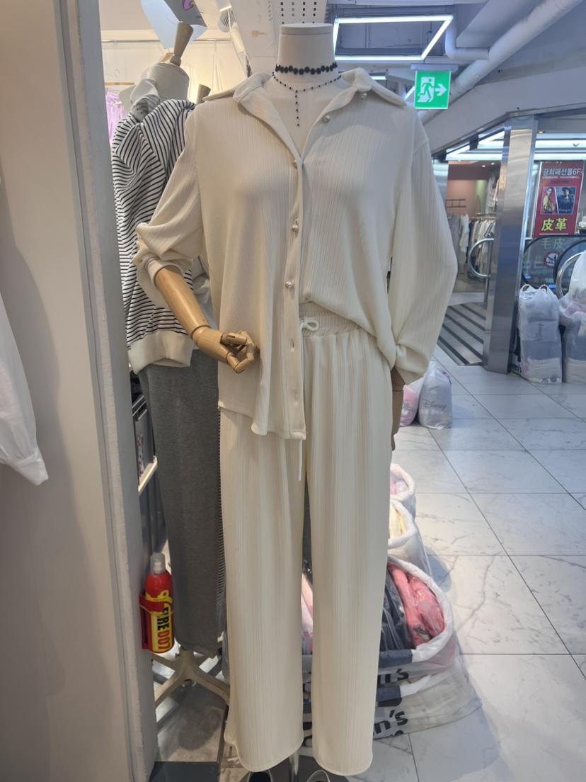 NEROLI韓國直郵東大門代購女裝新品推薦熱賣人氣休閑24春夏套裝HUAHUA套裝圖色1