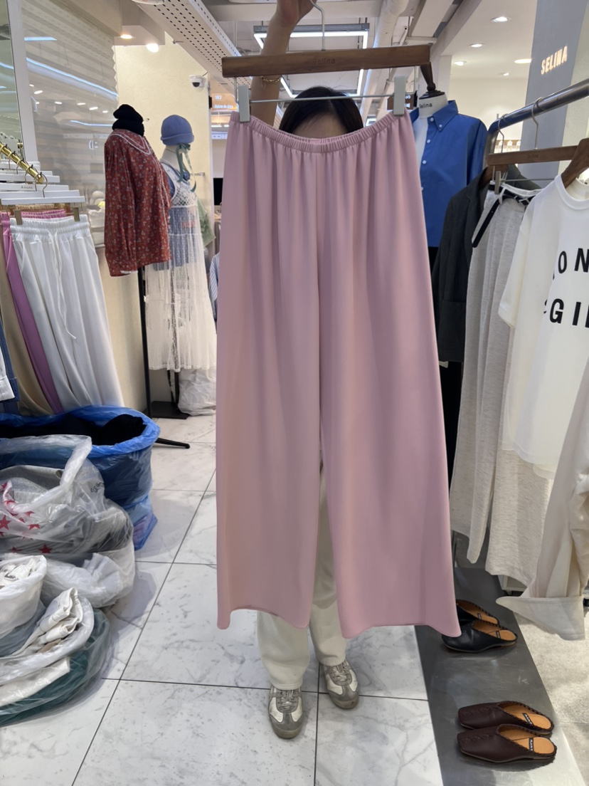 SELINA-Q直郵韓國代購女裝新款真品24春夏人氣熱賣休閑褲SELINA-Q休閑褲圖色5