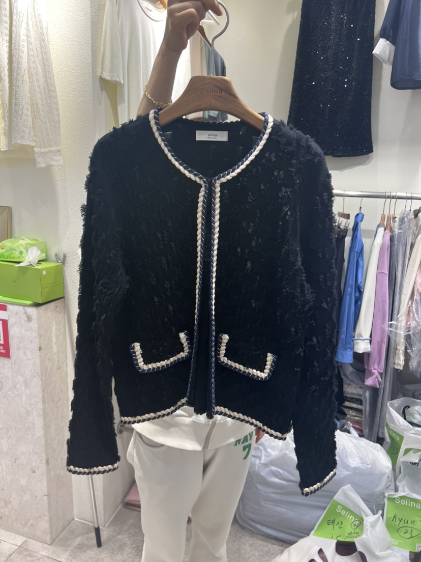 SELINA-Q韓國直郵東大門實拍女裝新品人氣熱賣時尚職業夾克SELINA-Q夾克