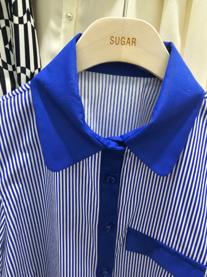 SUGAR韓國直郵東大門代購女裝新品推薦時尚真品職業襯衫蕾絲衫SUGAR襯衫/蕾絲衫