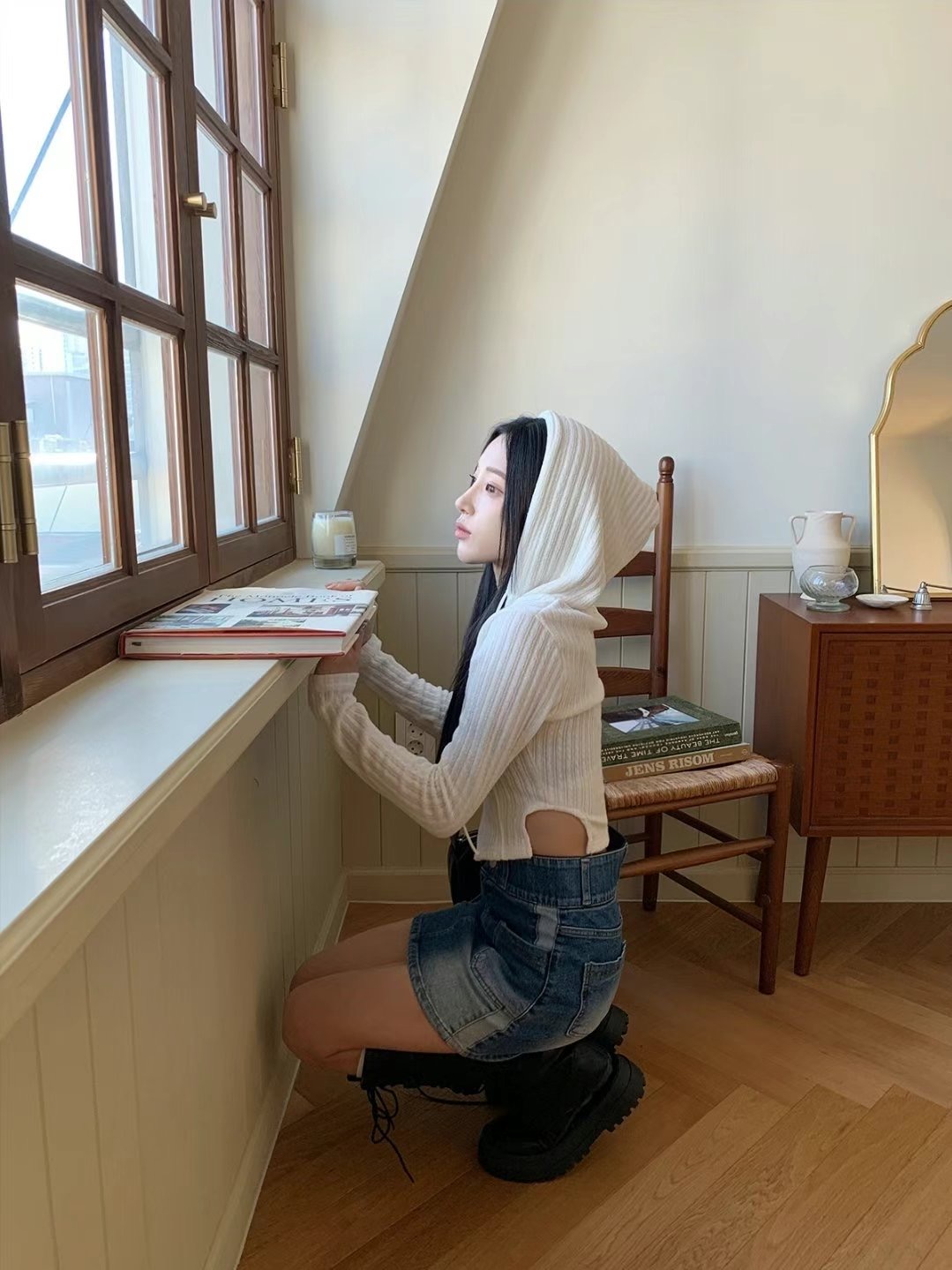 VIXEN韓國直郵女裝新款時尚推薦真品熱賣24春夏人氣休閑短裙VIXEN短裙
