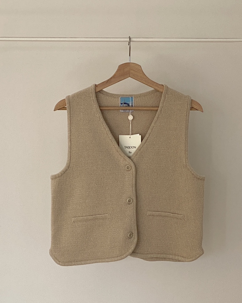 WALNUT/TAEJOON韓國直郵東大門代購女裝新品休閑職業人氣馬甲Walunt/TAEJOON馬甲