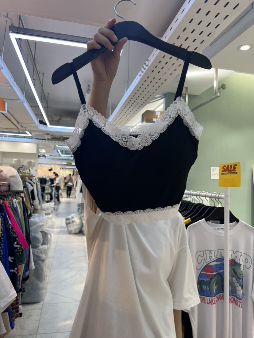 B-TYPE韓國直郵東大門實拍女裝新品人氣真品熱賣時尚吊帶背心B-TYPE吊帶/背心圖色2