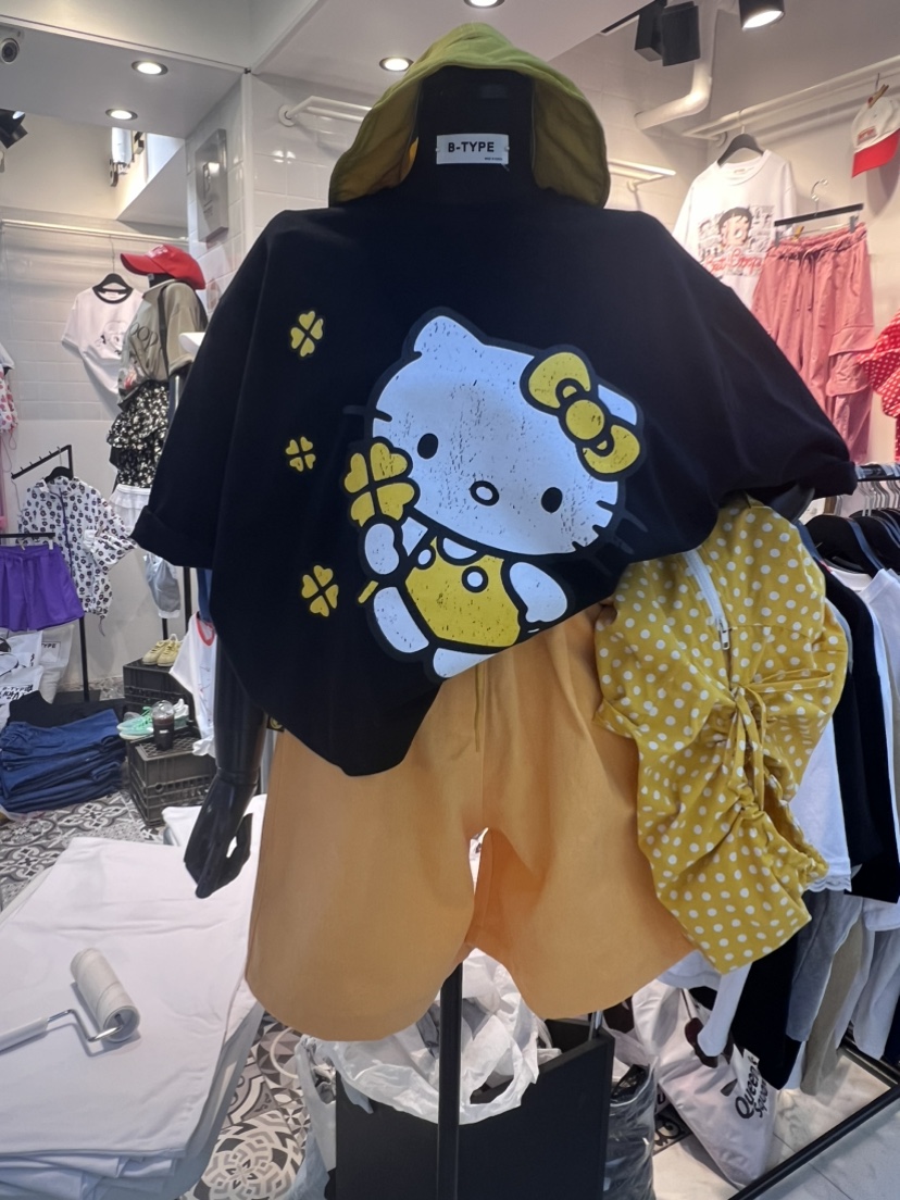 B-TYPE韓國直郵東大門代購女裝新品熱賣時尚真品人氣休閑T恤B-TYPET恤圖色3