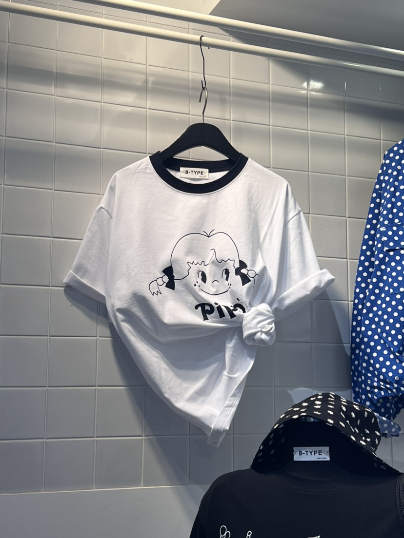 B-TYPE韓國直郵女裝新品真品人氣職業推薦時尚24春夏T恤B-TYPET恤圖色2