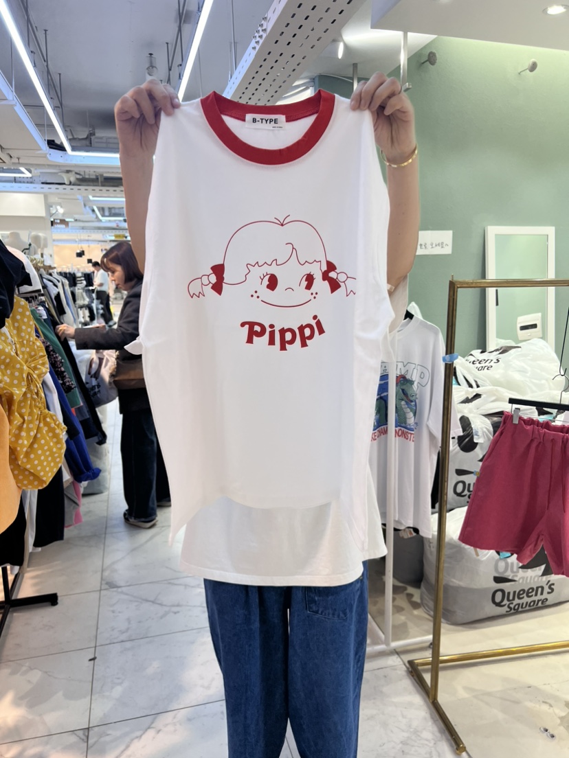 B-TYPE韓國直郵女裝新品真品人氣職業推薦時尚24春夏T恤B-TYPET恤圖色3