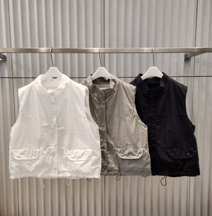 NCODE直郵韓國代購女裝新品時尚熱賣真品休閑人氣24春夏馬甲口袋NCODE馬甲
