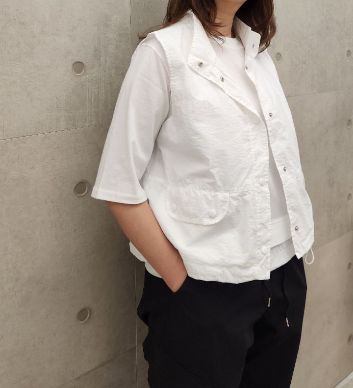 NCODE直郵韓國代購女裝新品時尚熱賣真品休閑人氣24春夏馬甲口袋NCODE馬甲