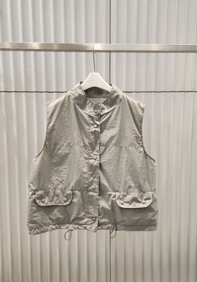 NCODE直郵韓國代購女裝新品時尚熱賣真品休閑人氣24春夏馬甲口袋NCODE馬甲圖色3