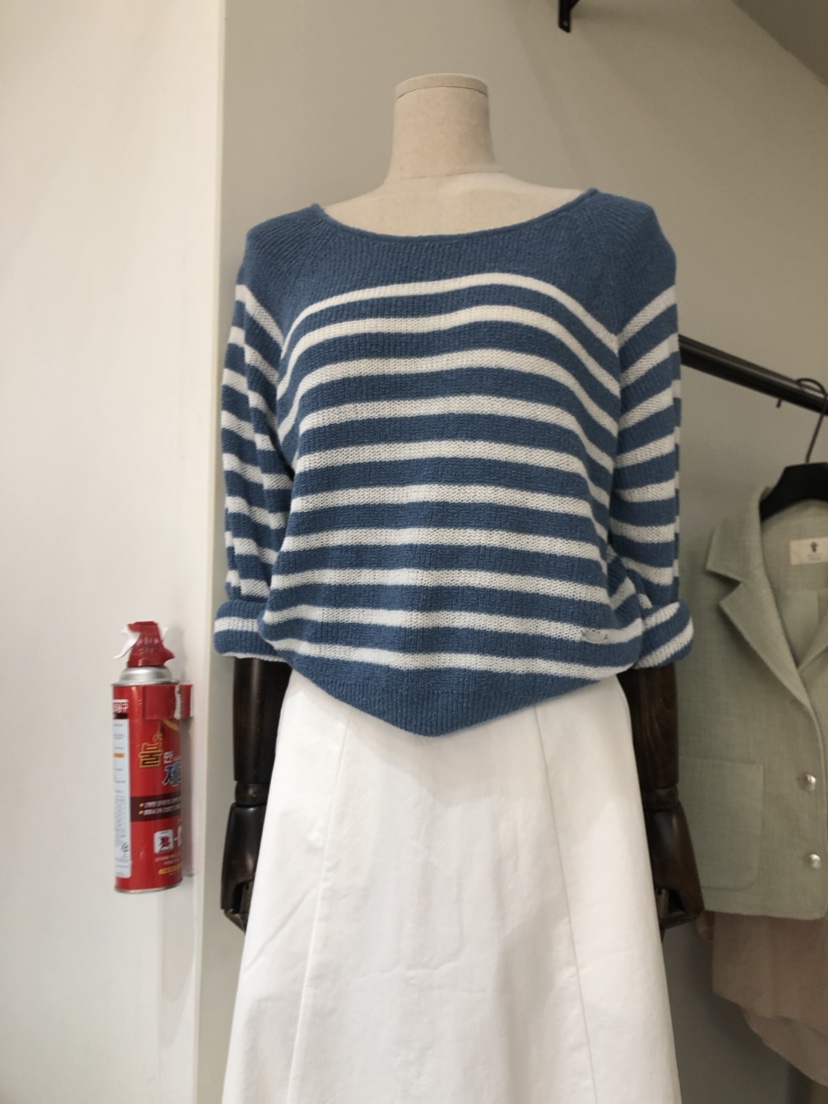 OBJET韓國直郵東大門代購女士新品真品熱賣24春夏職業針織衫love us u/OBJET針織衫