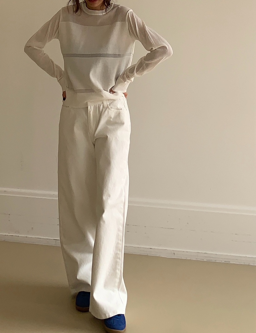 PARIS MATCH直郵韓國代購女士新品24春夏休閑職業休閑褲PARIS MATCH休閑褲