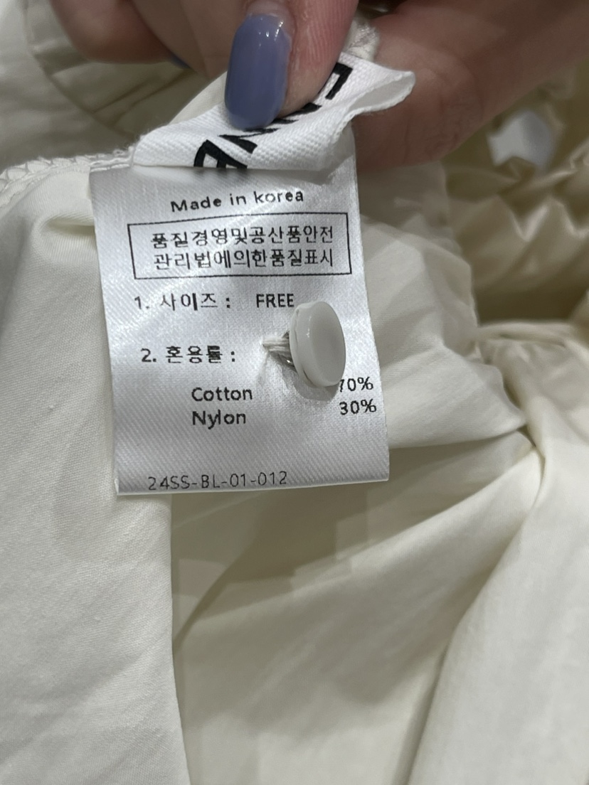 SSEMIENNE韓國直郵東大門代購女裝新品推薦時尚24春夏襯衫蕾絲衫SSEMIENNE襯衫/蕾絲衫