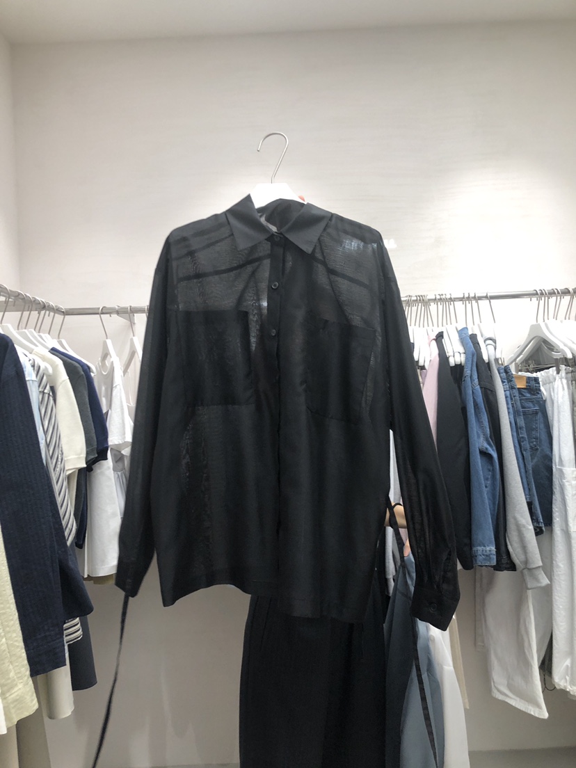 VERY WELL韓國直郵女士新款人氣休閑熱賣24春夏襯衫蕾絲衫my juni襯衫/蕾絲衫圖色2