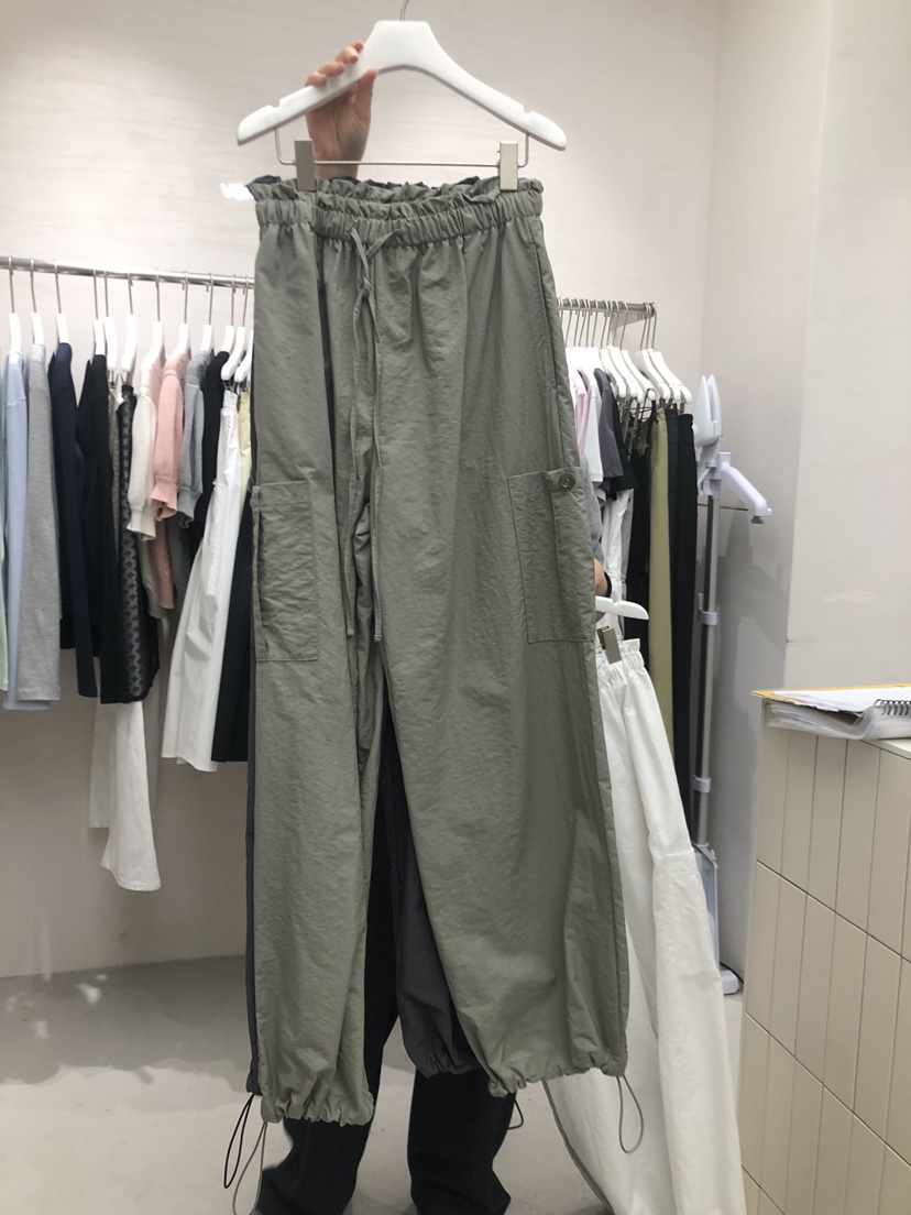 VERY WELL韓國直郵女士新品真品休閑熱賣時尚人氣24春夏休閑褲my juni休閑褲圖色4