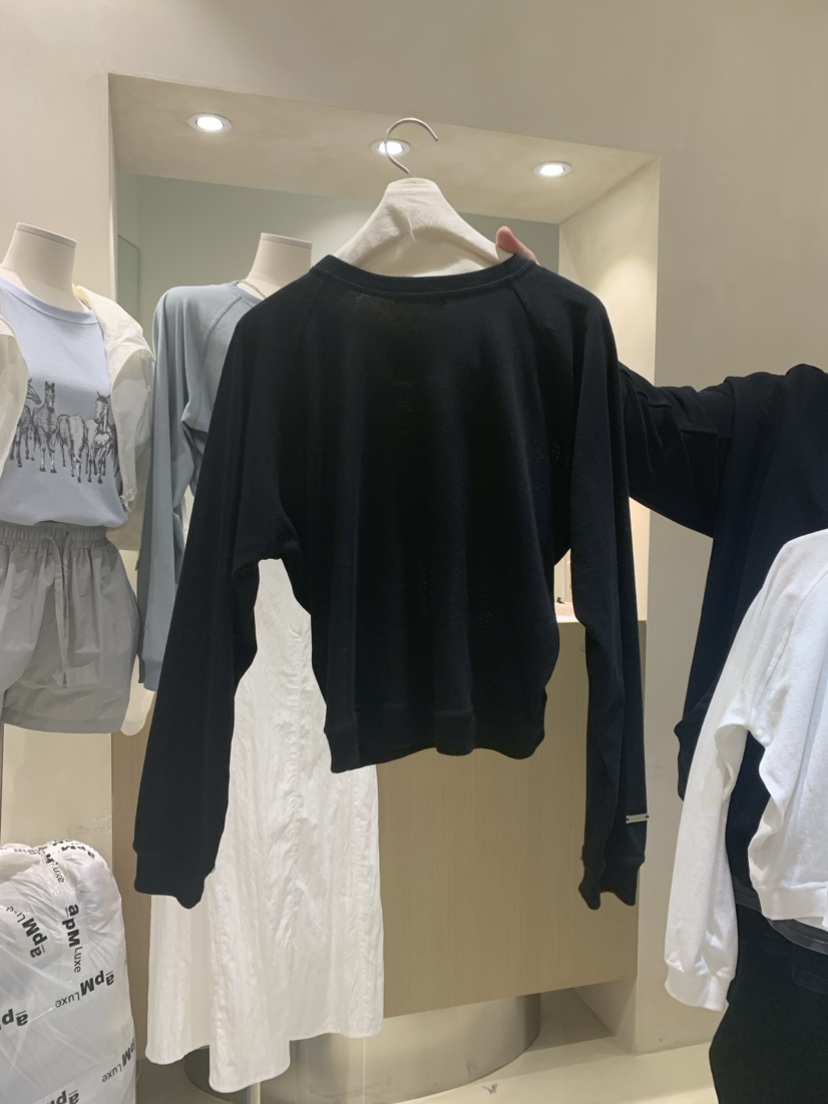 WANTS直郵韓國代購女裝新款人氣休閑熱賣24春夏時尚長袖T恤DENISE長袖T恤