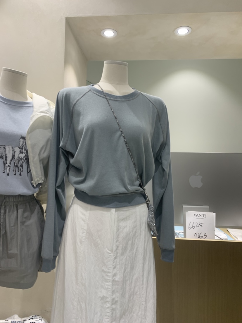 WANTS直郵韓國代購女裝新款人氣休閑熱賣24春夏時尚長袖T恤DENISE長袖T恤圖色3