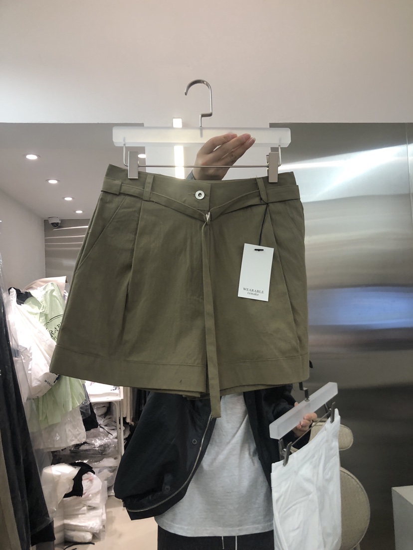 WEARABLE韓國直郵女裝新款時尚真品24春夏休閑熱賣人氣短褲WEARABLE短褲圖色2