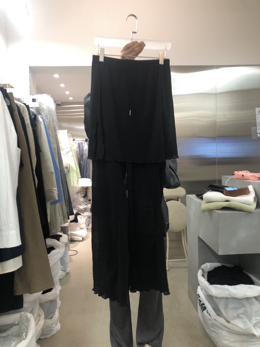 WEARABLE韓國直郵東大門代購女士新款人氣職業休閑裙褲褶皺WEARABLE裙褲圖色2