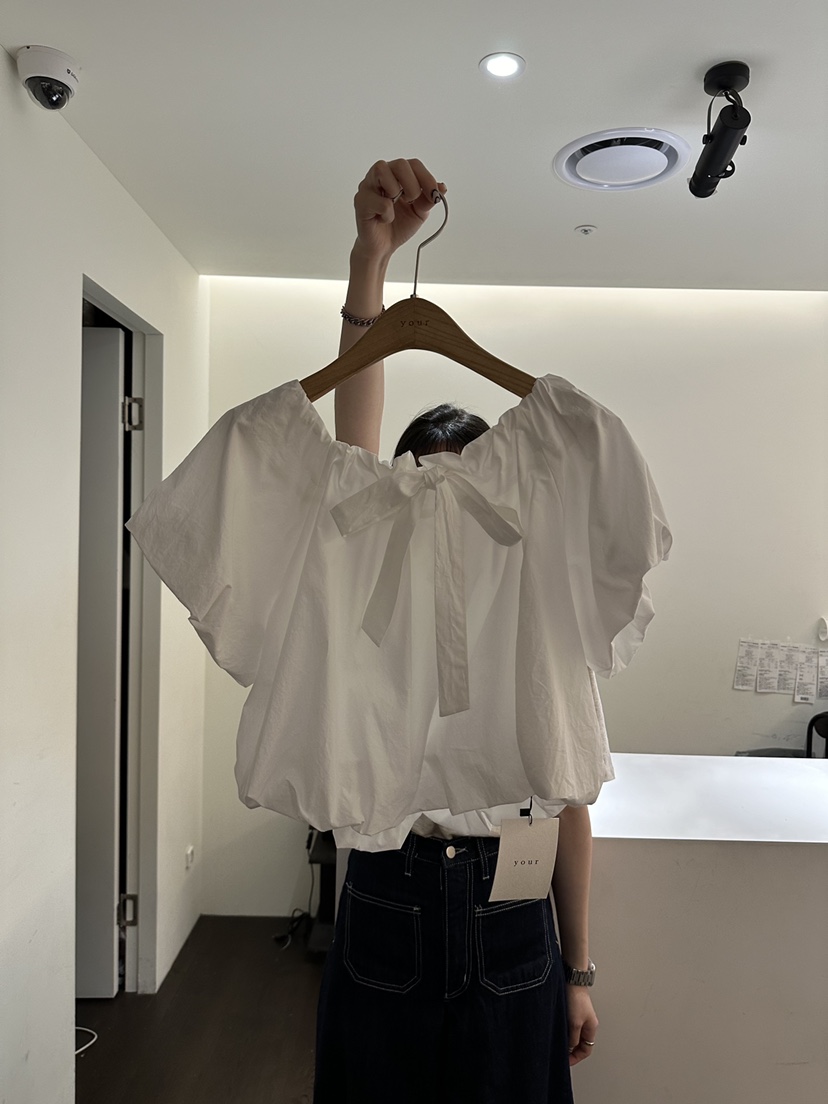 YOUR-P韓國直郵東大門實拍女士新款時尚24春夏襯衫蕾絲衫YOUR-P襯衫/蕾絲衫圖色4