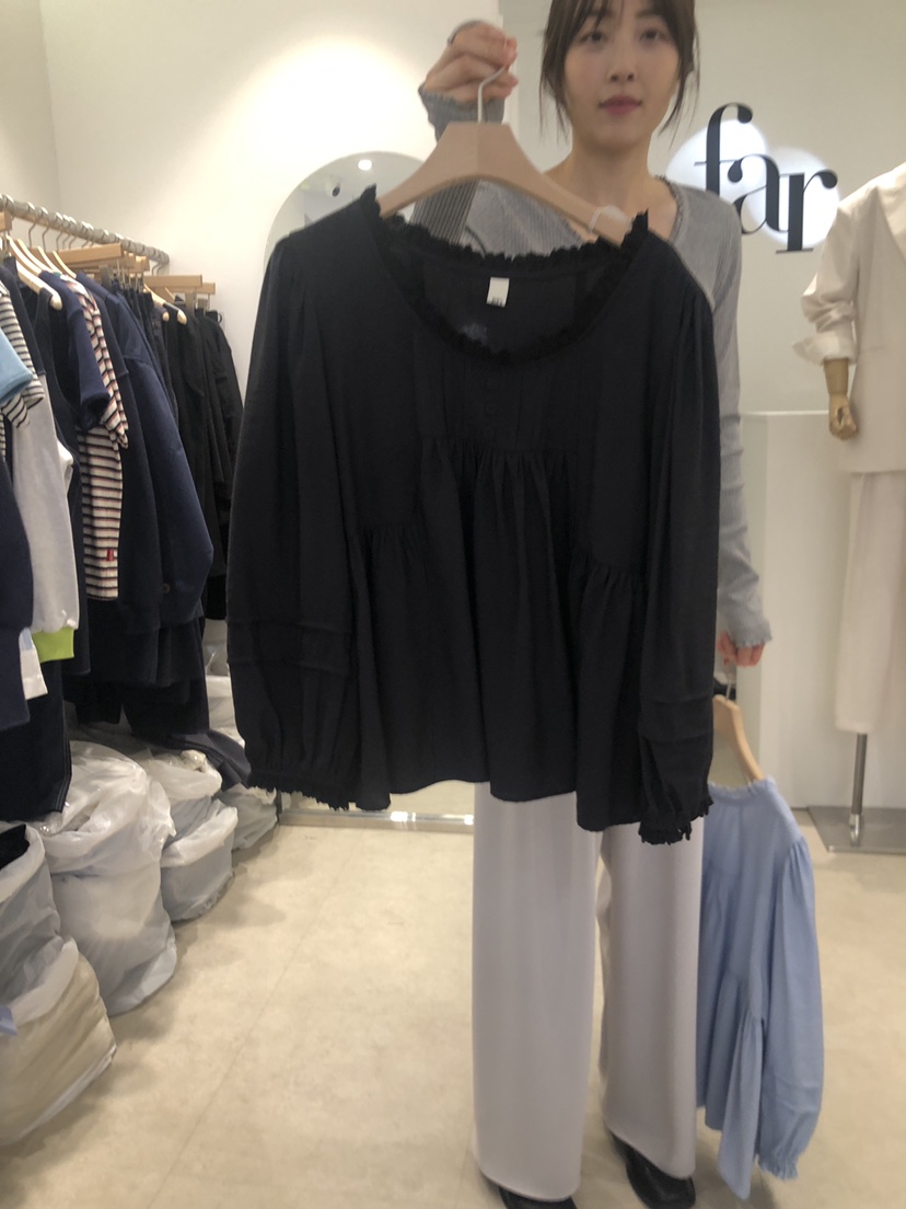 FAR韓國直郵東大門實拍女裝新品時尚真品休閑推薦襯衫蕾絲衫X-MOOD襯衫/蕾絲衫圖色3