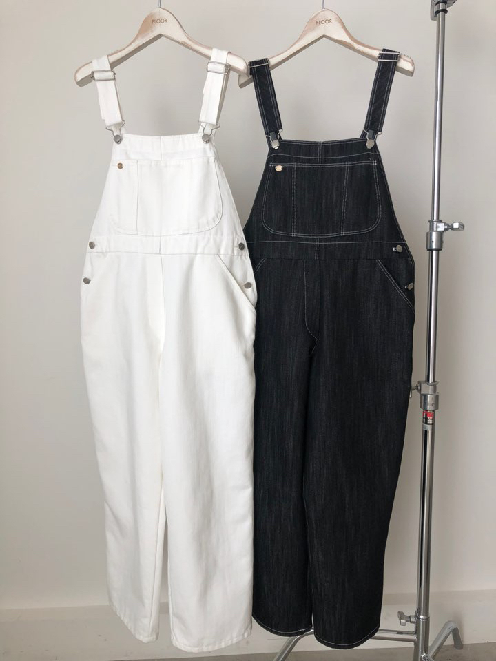 FLOOR韓國直郵東大門代購女裝新品真品24春夏職業熱賣背帶褲DRESS ROOM背帶褲